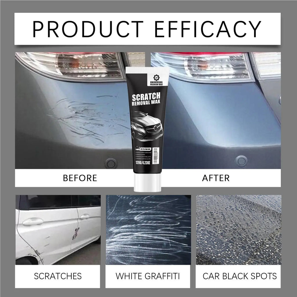 Car Scratches Remover 120g Multi-Purpose Quick Cleaner Car Scratch Eraser for Buffing Detailing Vehicle Motorcycle Auto Outdoor Qme