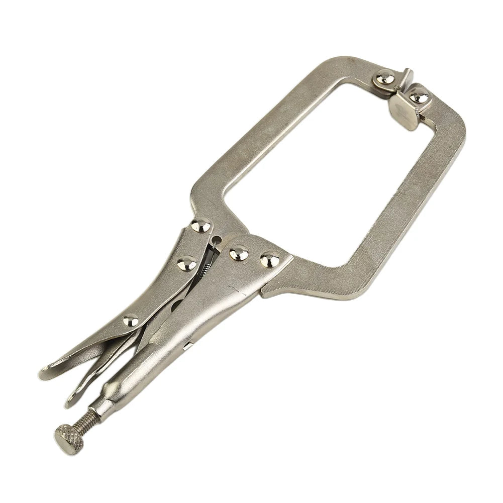 9Inch Steel C-Clamp Vise Grip Locking Welding Pliers Wood Tenon Locator Tool Tools Herramientas De Mano Ferramentas Man Qme Default Title