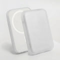 Black TPU Charging Case Protector Compatible Apple's Magsafe Wireless Qme WHITE