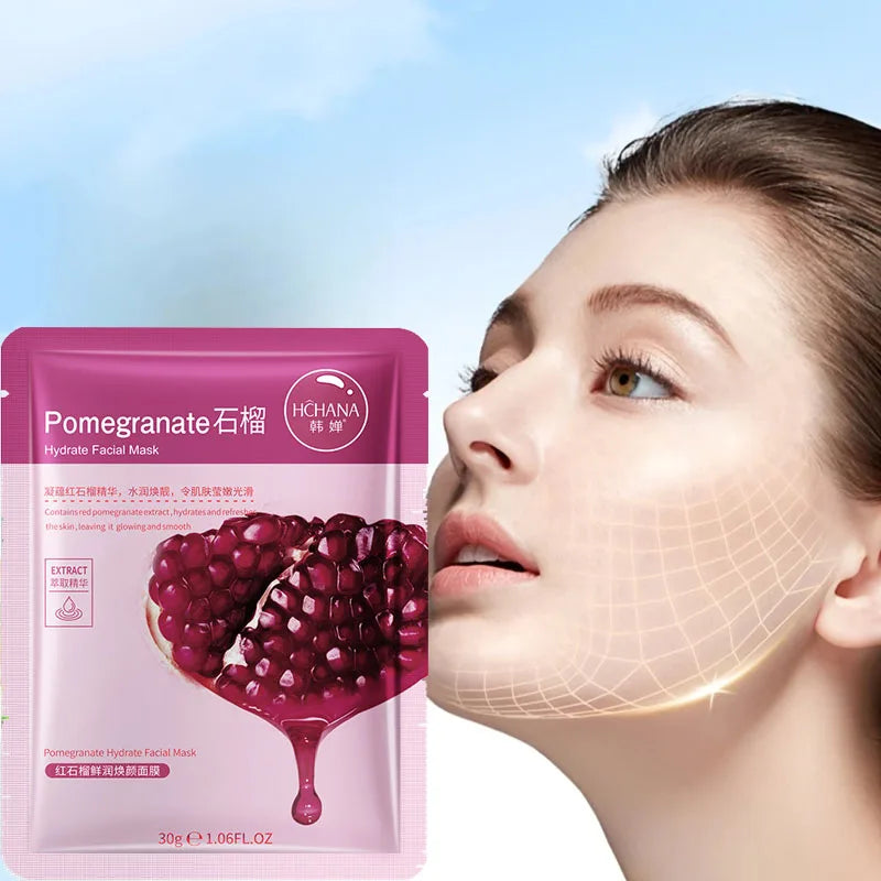 5-piece Soothing Moisturizing Facial Mask Which Moist Comfortable Qme