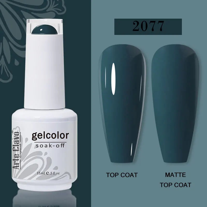 Arte Clavo Red Series Nail Polish Party Colors Gel Varnishes All Qme