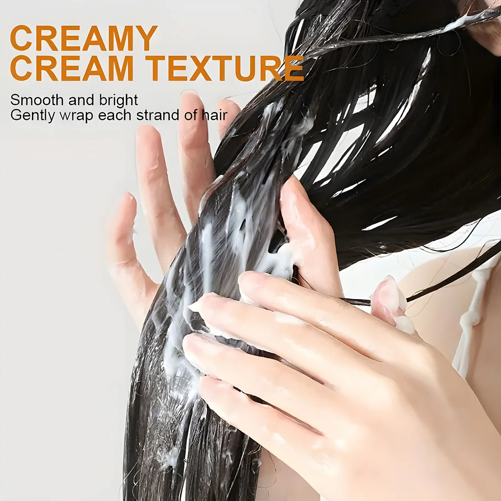 Keratin Hair Mask - Deep Conditioning Treatment for Dry, Damaged Hair - Restores Shine, Strength, and Elasticity Qme