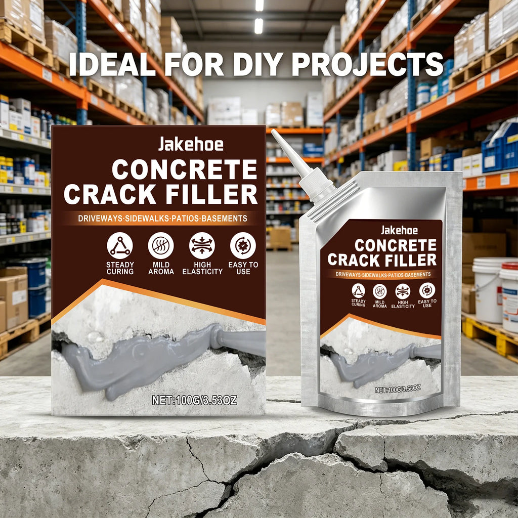 Self-Leveling Concrete Crack Sealant Quickly Repair Cracks and Fill Gaps Waterproof & Durable Easy-to-Use Concrete Crack Filler Qme