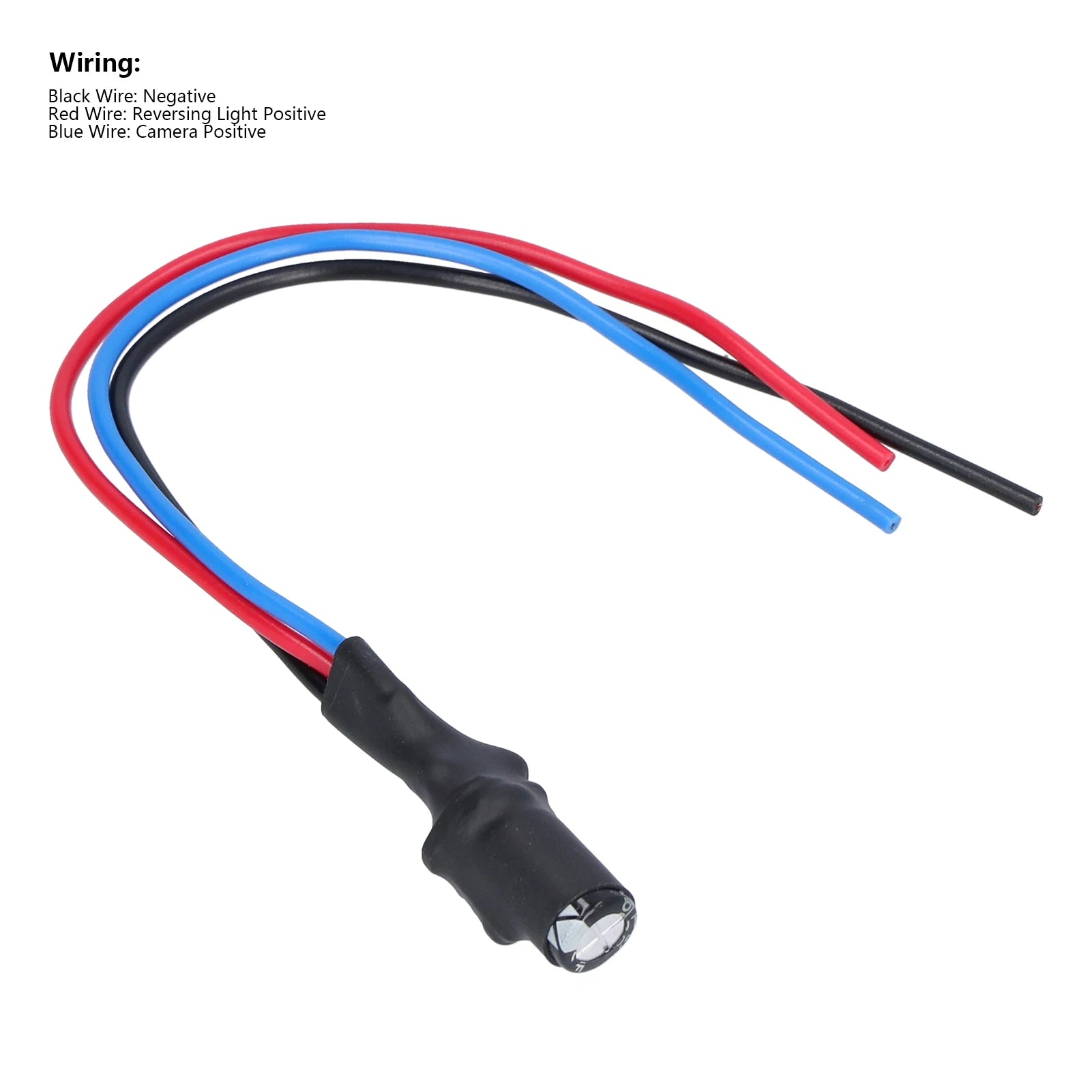 Capacitor Filter Cable Reverse Camera Signal Filter 12V Relay Capacitor Rectifier Cable for Germany/ Car Series Qme