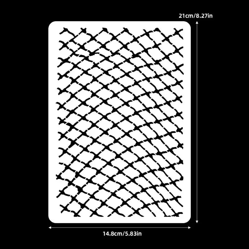 DIY Scrapbooking Reusable Bird Pattern Stencil Card Making Crafts Qme A3