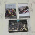 British Rock Milestone 3-Tape Classic Set，Set or Single Available，Multiple Landmark Concept Albums for Vintage Music Collectors Qme Retro 3 Cassette