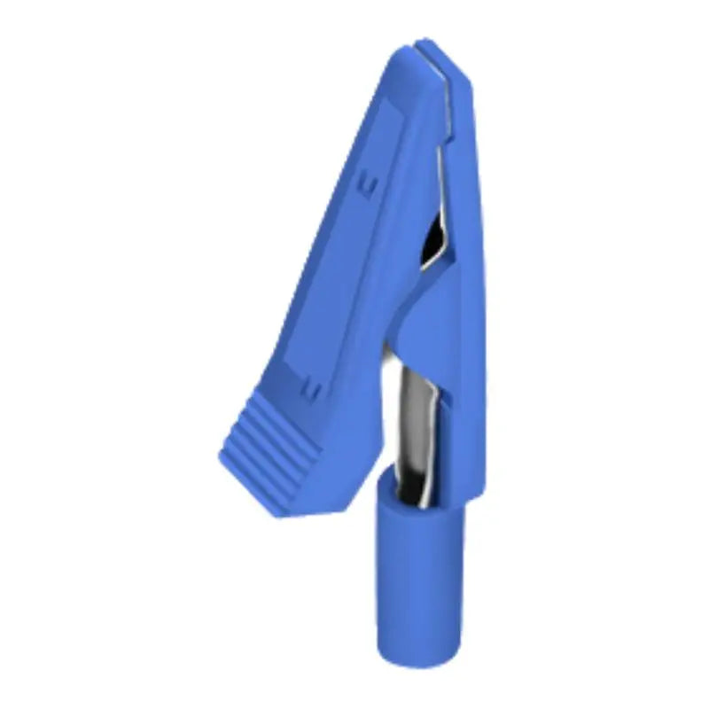 1 10A Insulated Alligator Clip Battery Test Banana Female Adapter Qme Blue 1pcs