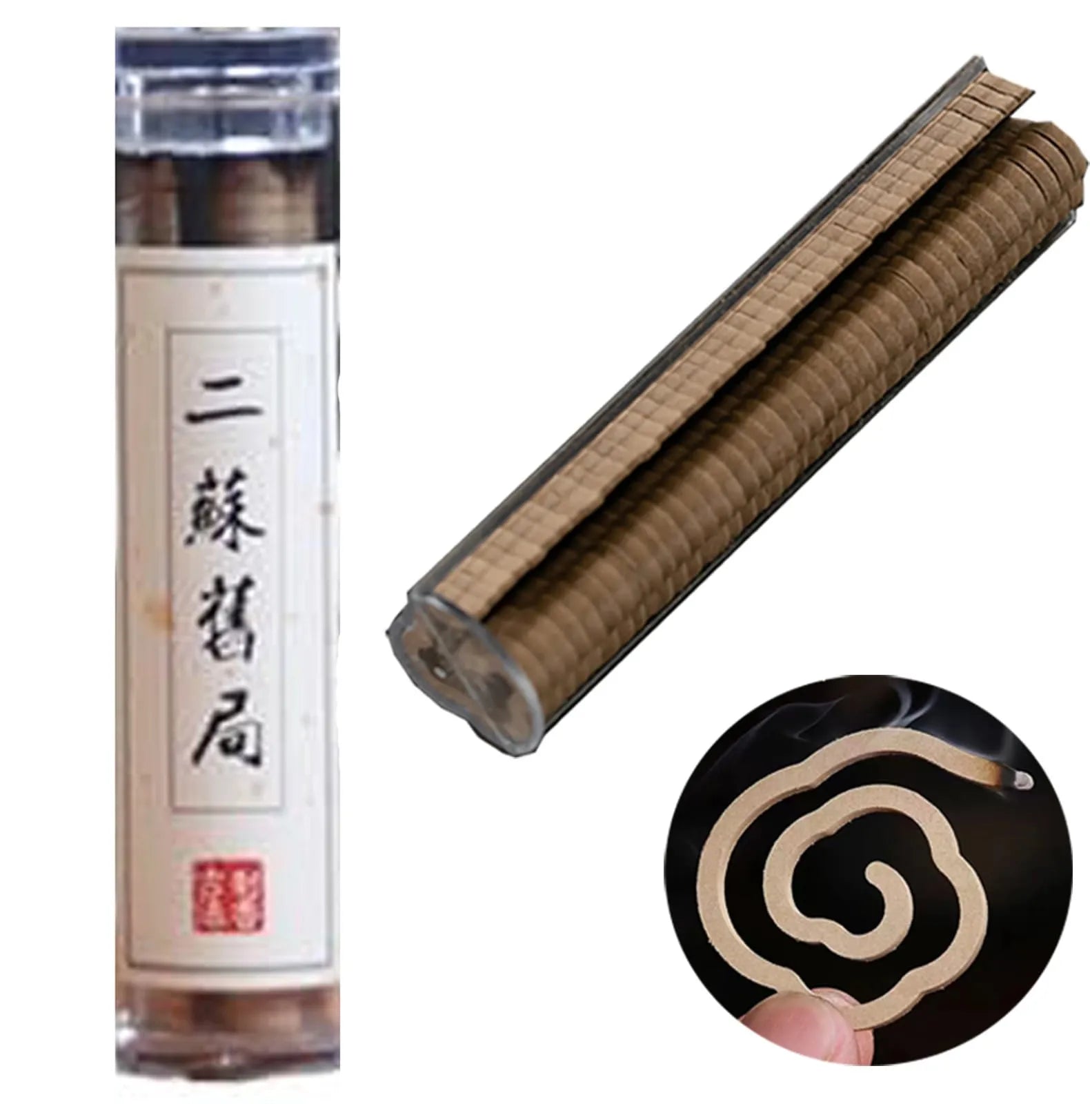 Small Xiangyun Coil Incense Non-stick Powder Ambergris Sandalwood Agilawood Home/Indoor/Deodorant Household Incense Qme G