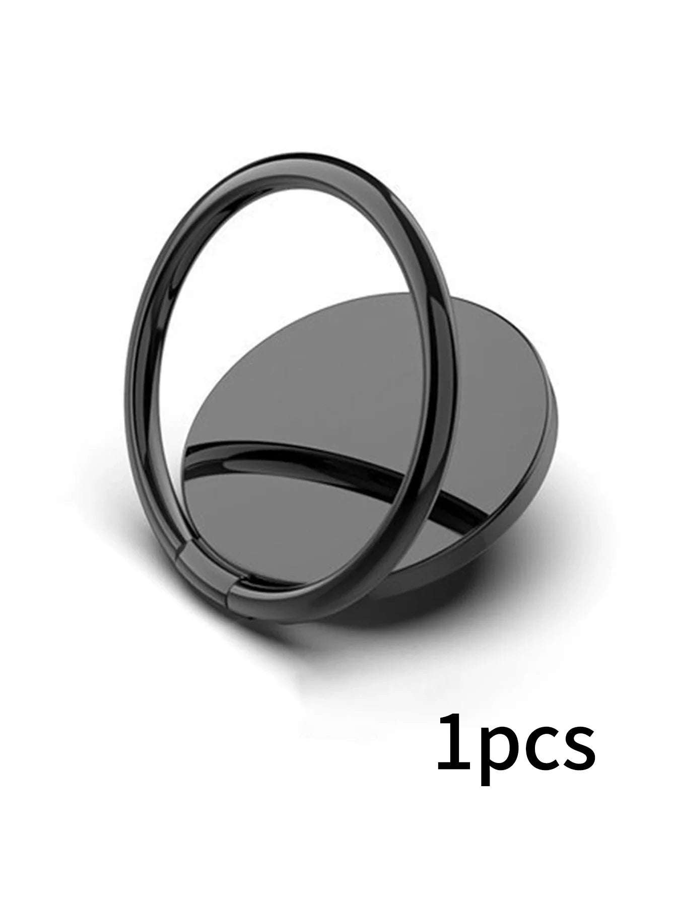 Can Rotate 360 Degrees 1 Rotating Circular Magnetic Metal Ring Buckle Qme black