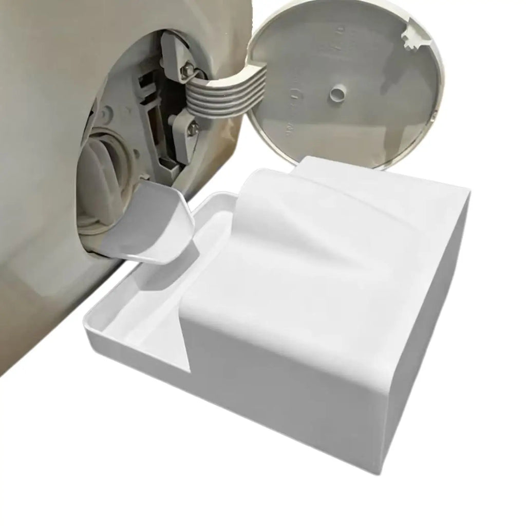 Washing Machine Drain Tray Washer Water Catcher Guide Funnel Laundry Drain Accessory for Basement Apartment Dormitory Home Qme