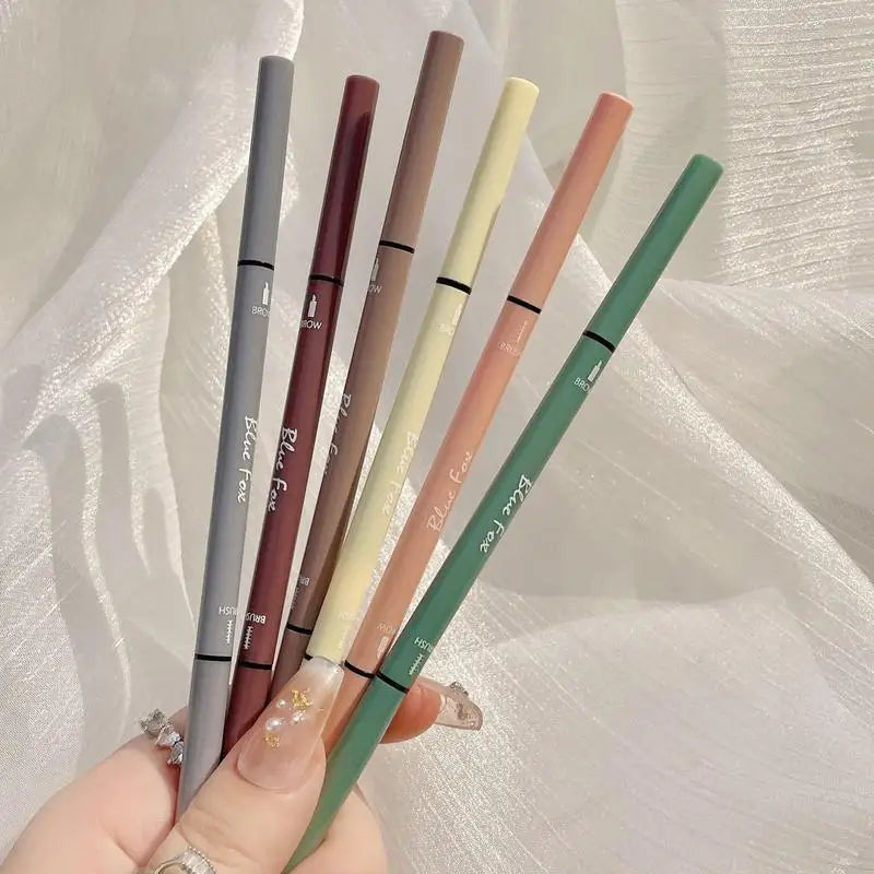 Double Headed Eyebrow Pen Smudge-proof Professional Enhancer Qme