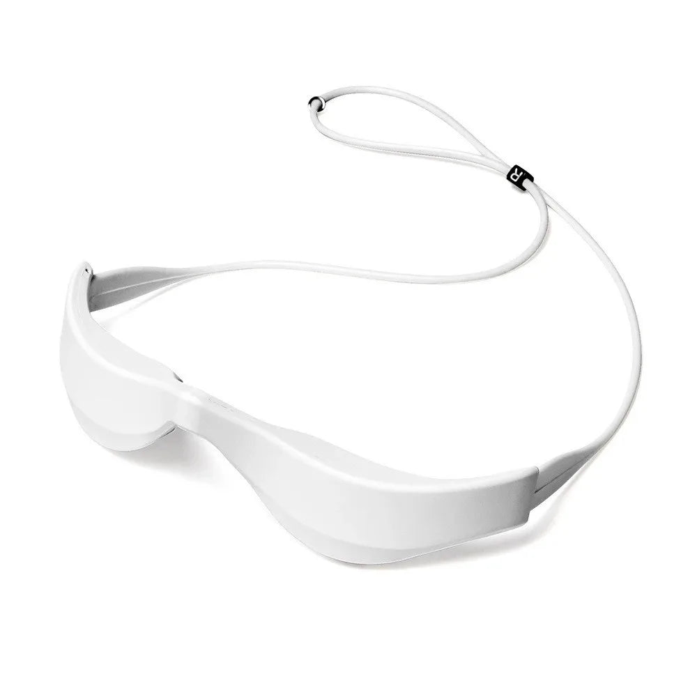 3D Red Light LED Eye Massager Dark Circle Puffiness Relief Anti-aging Qme WHITE USB Type-C
