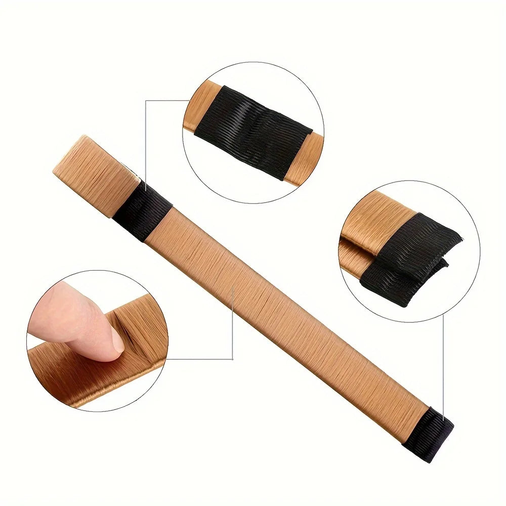 Straight card snap ring curling iron，Magic Hair Bun Maker, French Twist Hair Styling Tool, Lazy Hair Accessories for Women Qme