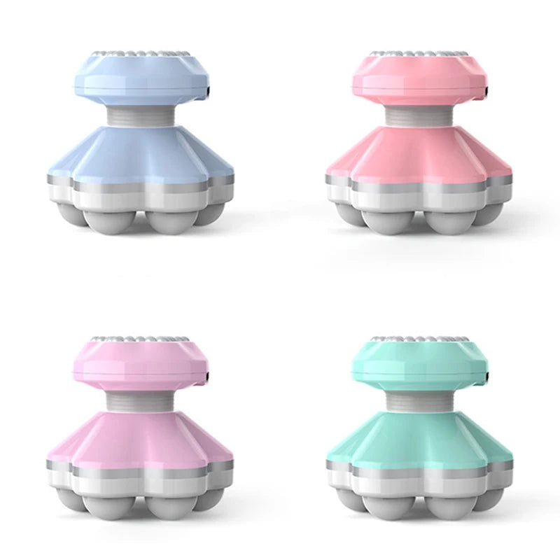 USB Mini Body Massager Triangular Electric Massage Tool Relaxation Qme