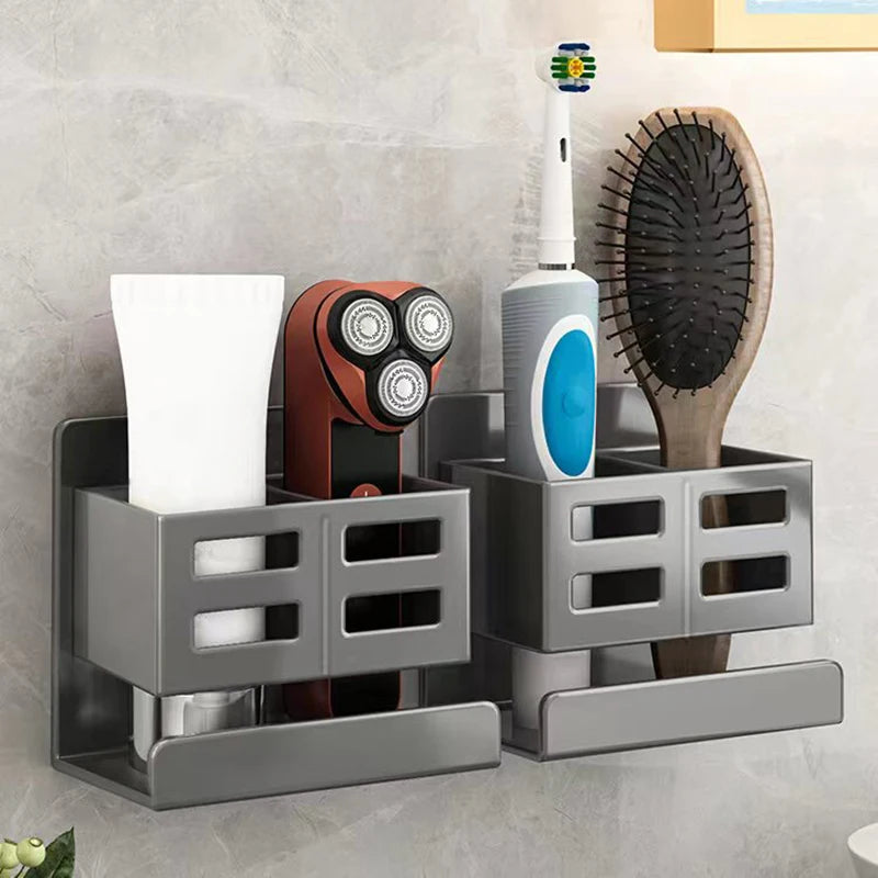 Convenient Wall Mounted Bathroom Accessory Toothbrush Razor Comb Qme