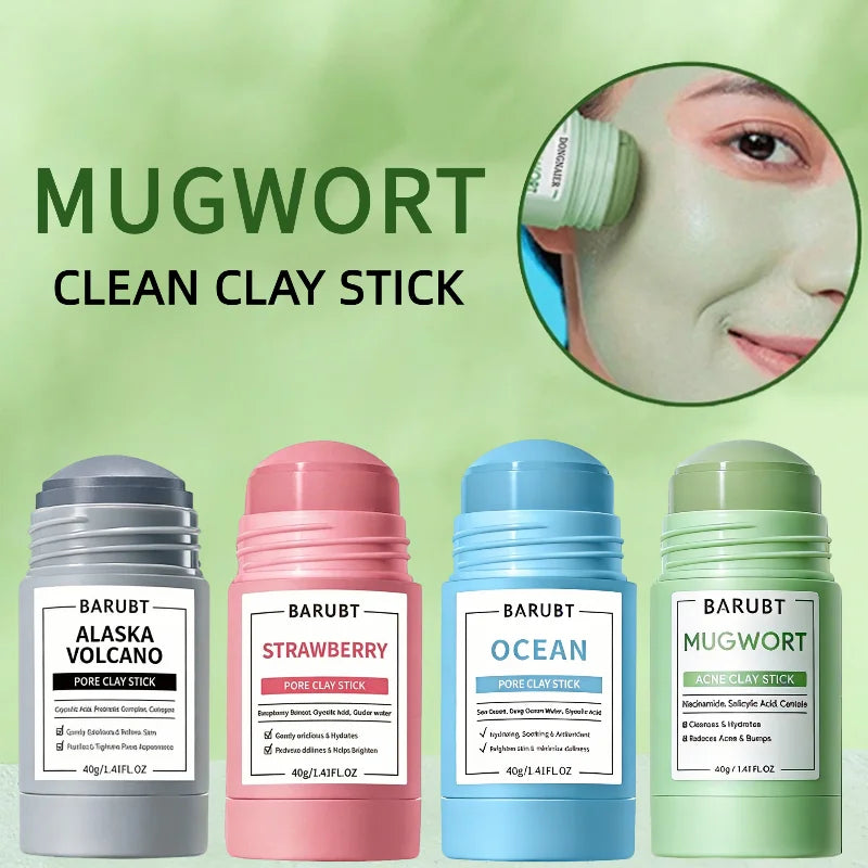 Natural Plant Ingredients Portable Cleaning Mud Film Stick Wormwood Qme