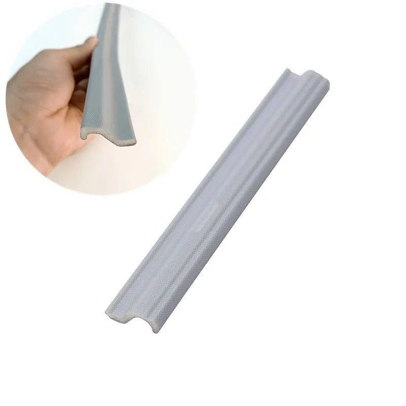 10M Self Adhesive Foam Window Door Sealing Strips For Door Seal Windbreak Soundproof Gap Filler PU Sealing Tape Home Accessories Qme gray 10M