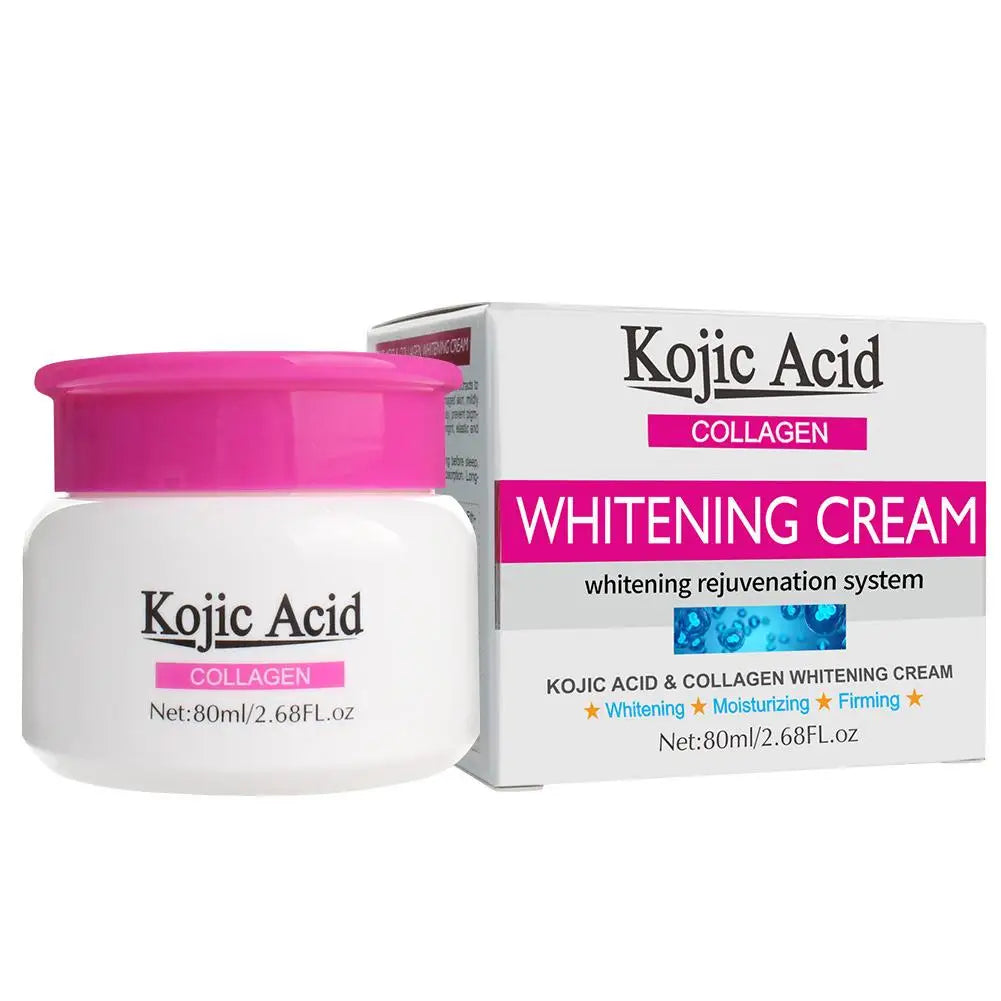 Collagen Kojic Acid Cream Facial Serum Moisturizing Nourish Damaged Qme C 2pcs