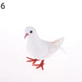 Artificial Birds Simulation Grey Pigeon Dove Model Imitation Animal Party Wedding Supply Photography Props Home Decoration Qme 6