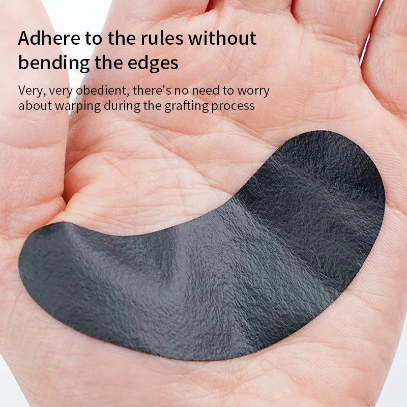 50Pairs Padding UV Black Patches Eyelash Extension Eye Gel Pads Qme