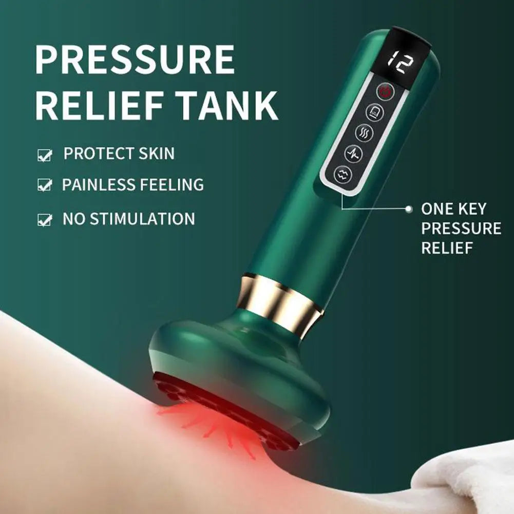 Handheld Adjustable Cellulite Massager Cupping Machine Rechargeable Qme