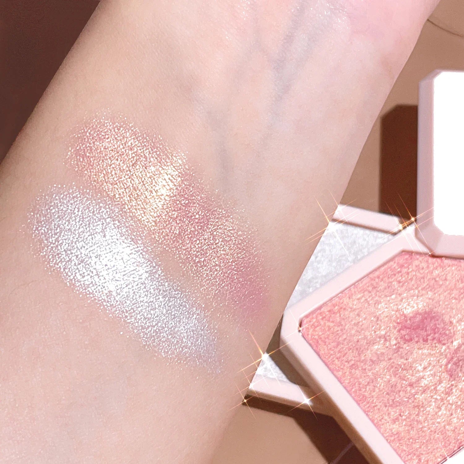 Dual-layer Highlight Contour Palette Radiant Matte Shine Perfect Face Qme