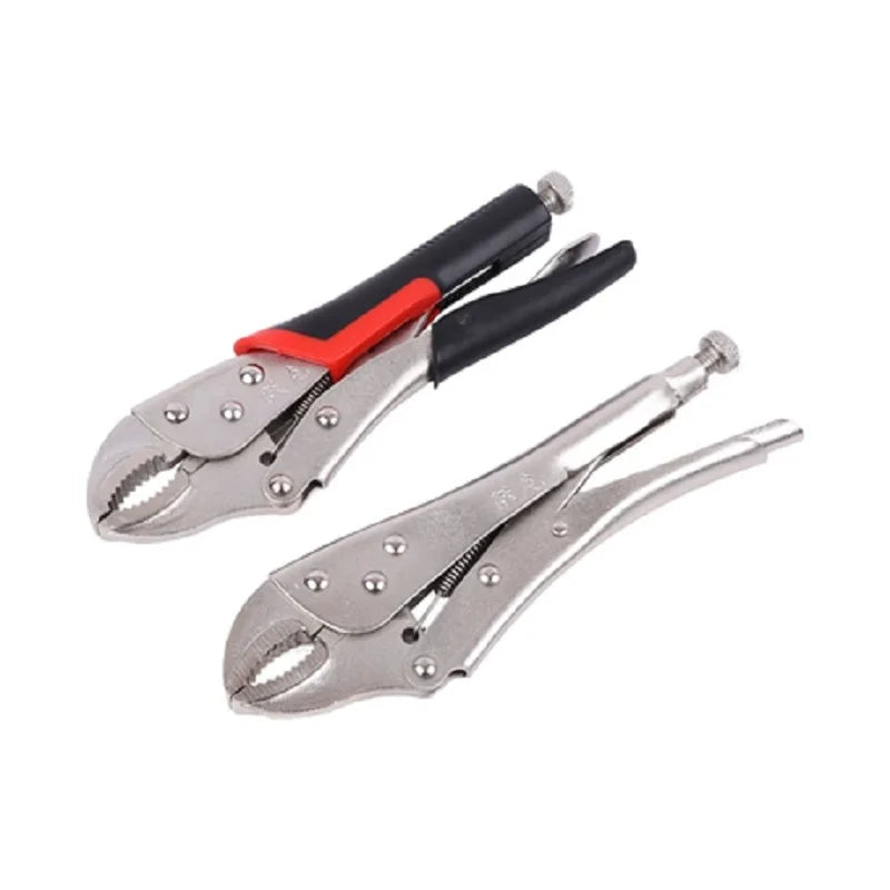 Locking Pliers Lock Curved Jaw Straight Long Nose Multi-function Qme