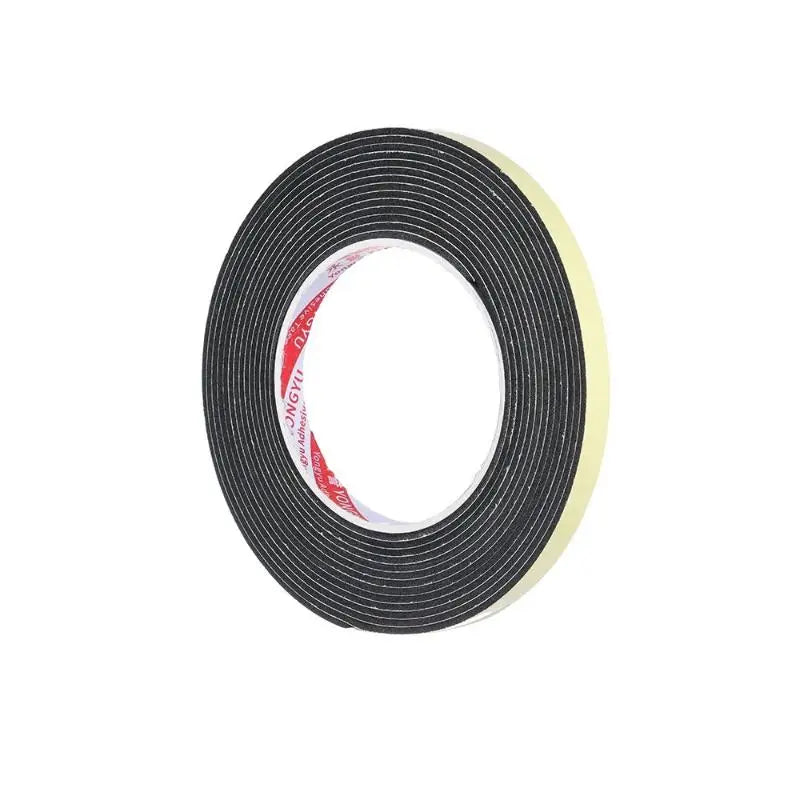 EVA Single Sided Foam Tape Multiple Thickness High Adhesion Shock Absorption Sealing Noise Reduction Home Use DIY Craft Mounting Qme 5mx10mmx2mm BM