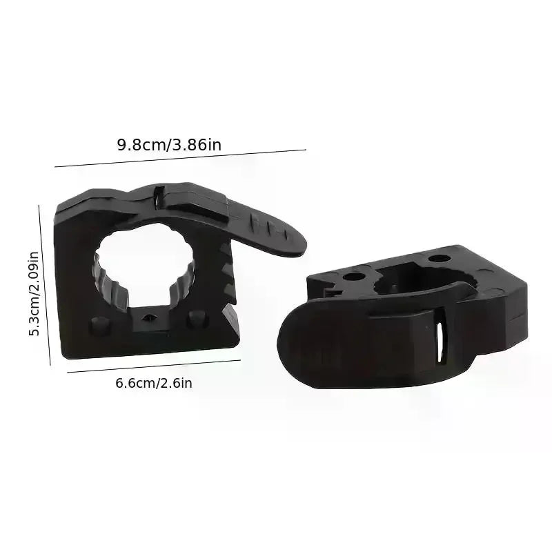 2/4pcs Quick Fist Clamp For Mounting Tools Equipment Rubber Clamp Ideal For Offroad Vehicles, ATV, UTV, Truck Part Accessories Qme