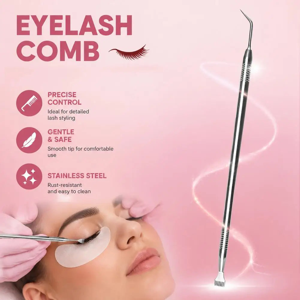 Double-ended Eyelash Lift Tool Pointed Tips Separating Comb Beauty Qme