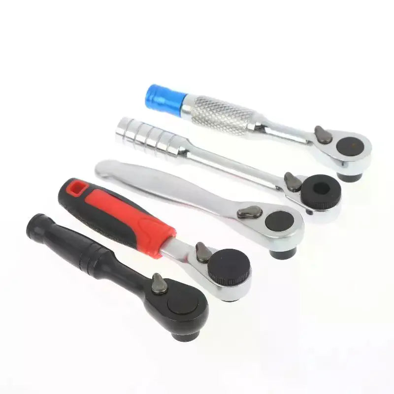 72-tooth Anticorrosion Bidirectional Wrench 1/4 Inch Mini Ratchet Wrench Magnetic Reversible Ratchet Wrench Household Tool Qme