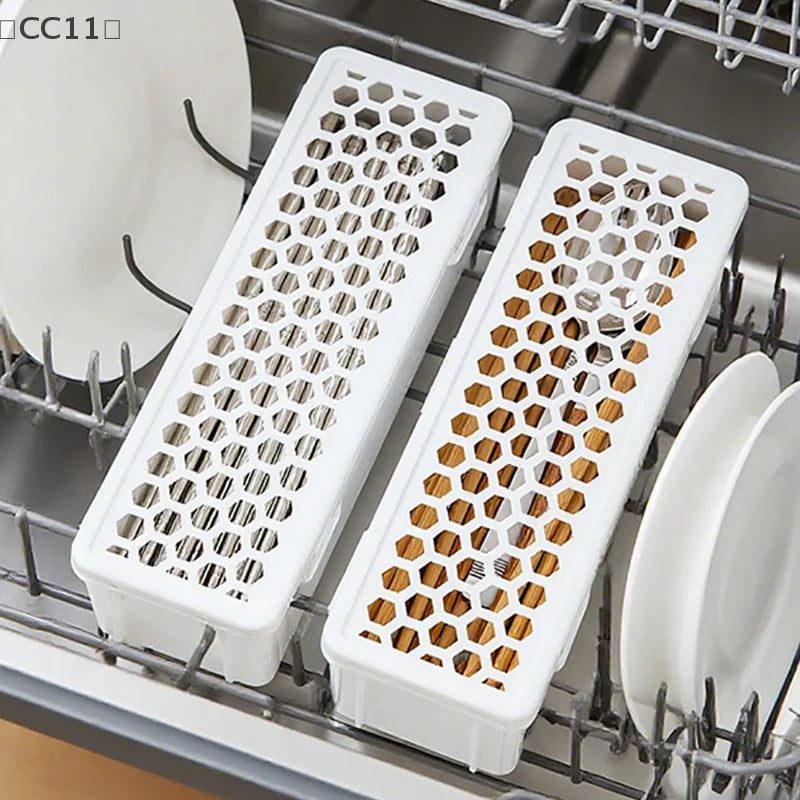 CC11Dishwasher Tableware Cleaning Box Chopstick Cage Plastic Qme