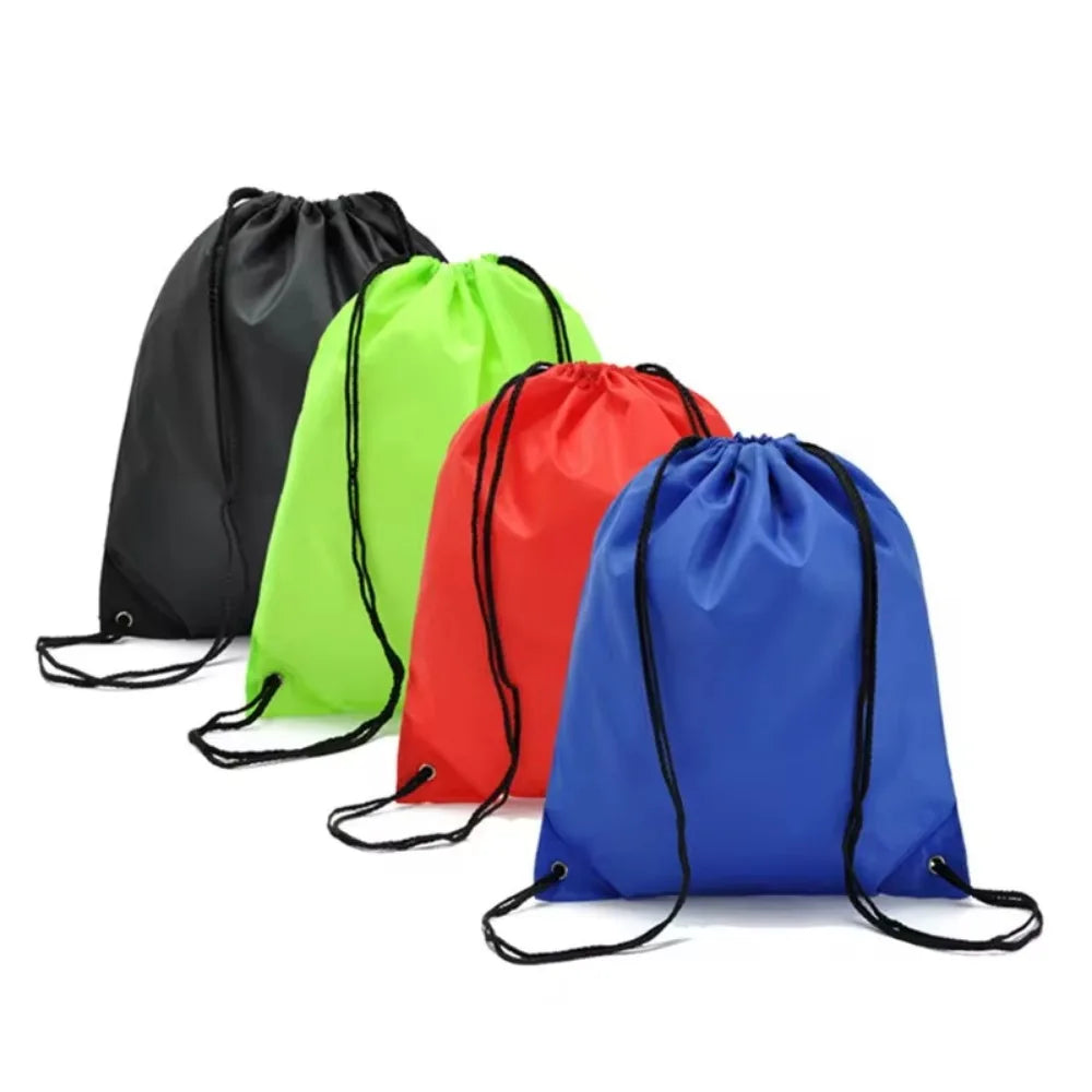 Waterproof Gym Bag Drawstring Sack Fitness Travel Outdoor Backpack Qme