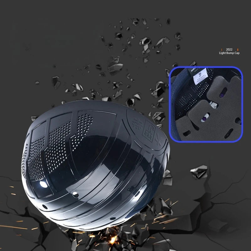 Lightweight and breathable ABS hard hat anti-smash labor insurance hat factory workshop work protective equipment Qme