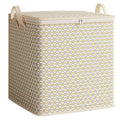 Non-woven Quilt Storage Bag With Lids Zipper Foldable Clothes Quilt Bins Container Large Capacity Dust-proof Bag Organize Qme 150L
