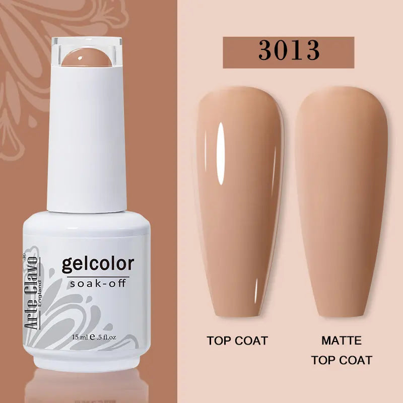 Arte Clavo 44 Colors Jelly Nude Gel Nail Polish Semi Transparent