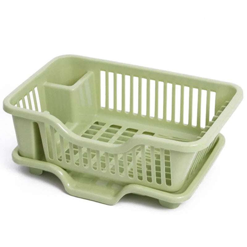 Bowl Holder Countertop Utensil Organizer Kitchen Drain Rack Qme Green