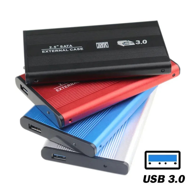 1pcs Aluminum 2.5 Inch SATA III to USB 3.0 5Gbps External HDD Enclosure Hard Drive Case SSD Box Support Hot Plug For Windows Qme