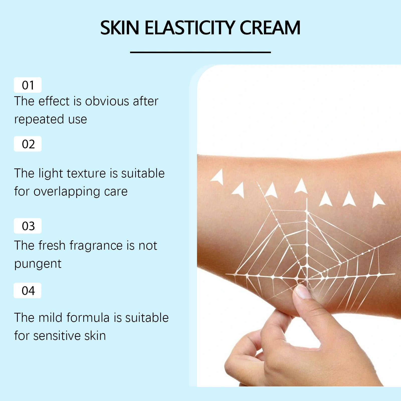 OceAura Skin Elasticity Cream Microcirculation Activating Skin Tightening Contour Sculpting Moisturizing Body Skin Firming Cream Qme