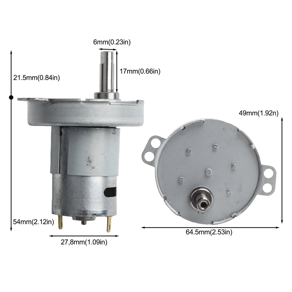 JS50/ 280 Type DC Reduction Motor Folding Washing Machine Gearbox Reductor Replacement Gear Motor 1pc Qme