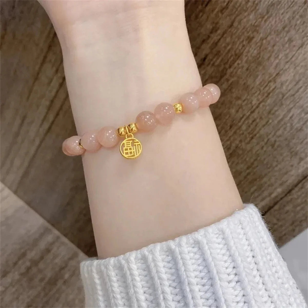 Cute Design Star Chain Tassel Bracelet for Women Fantasy Blue Crystal Beads Elastic Rope Bracelet Best Friend Jewelry Gifts Qme 1 17cm
