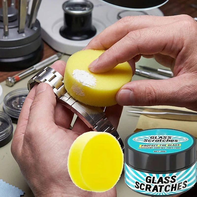 30ML Glass Scratch Repair Paste - Universal For Repairing Scratches On Car Windows, Bathroom Glass, Glasses, Lenses Qme