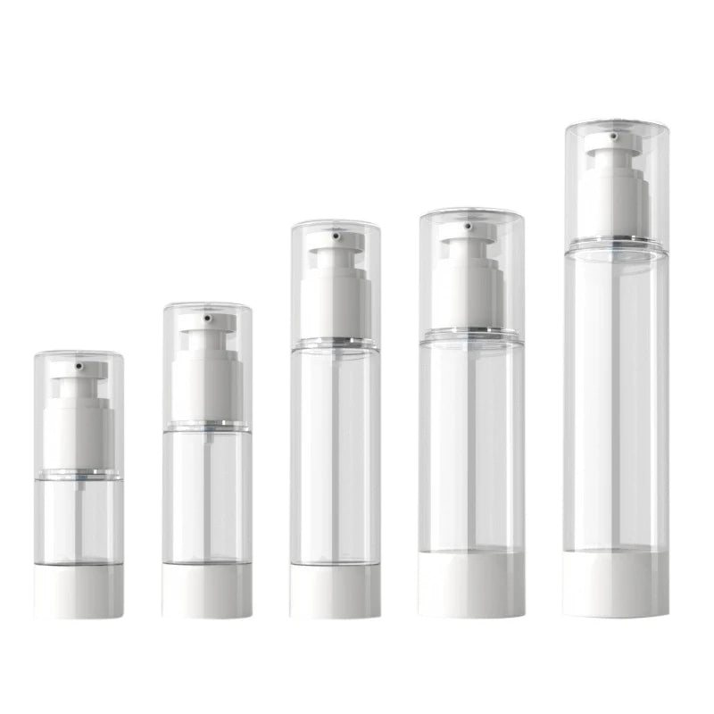 Lotion Cream Pump Bottle Refillable Empty Clear Travel Containers Qme