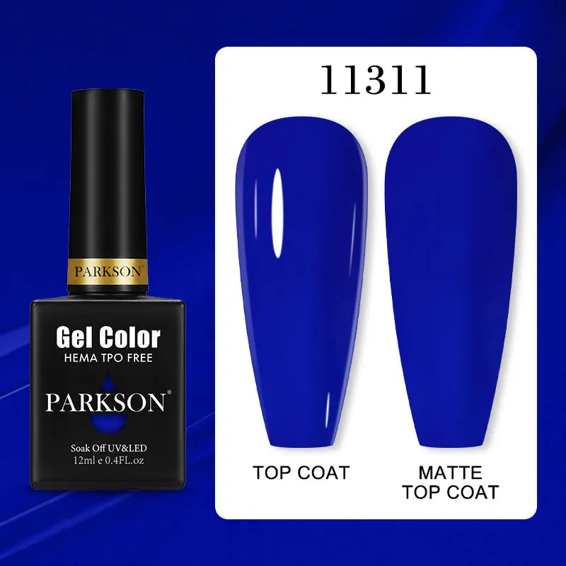 Parkson Colorful Nail Gel Polish Lacquer Soak Off UV LED Long Lasting Qme 11311