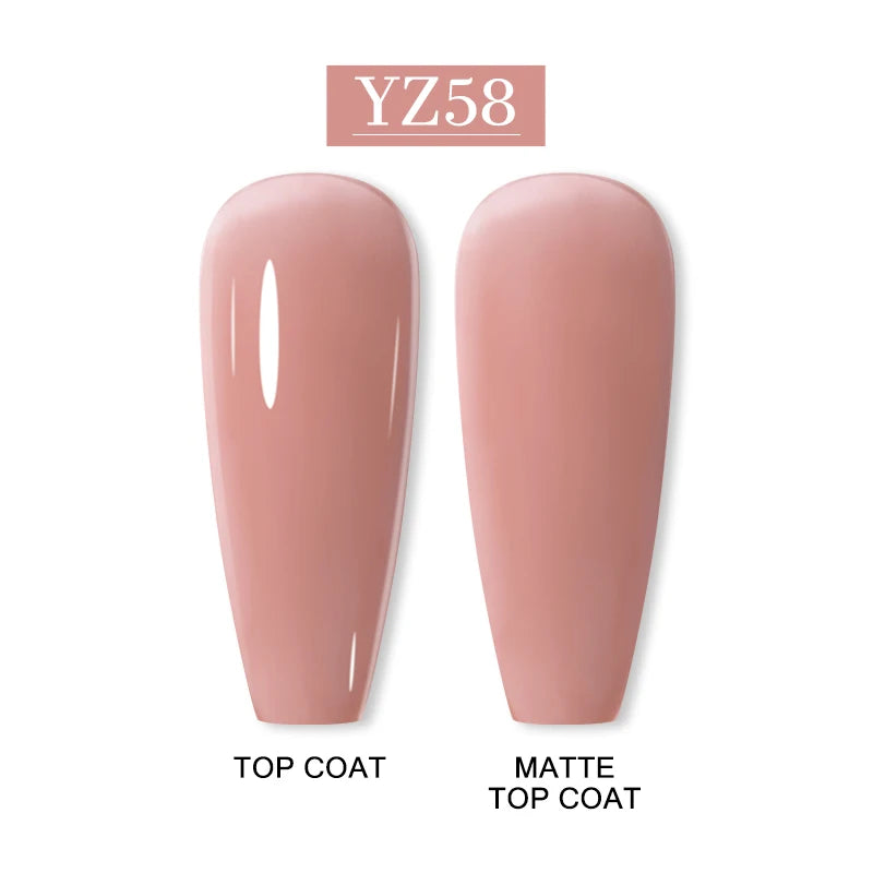 Arte Clavo Nail Art Designs Matte Coat Gel Polish Winter Pink Semi