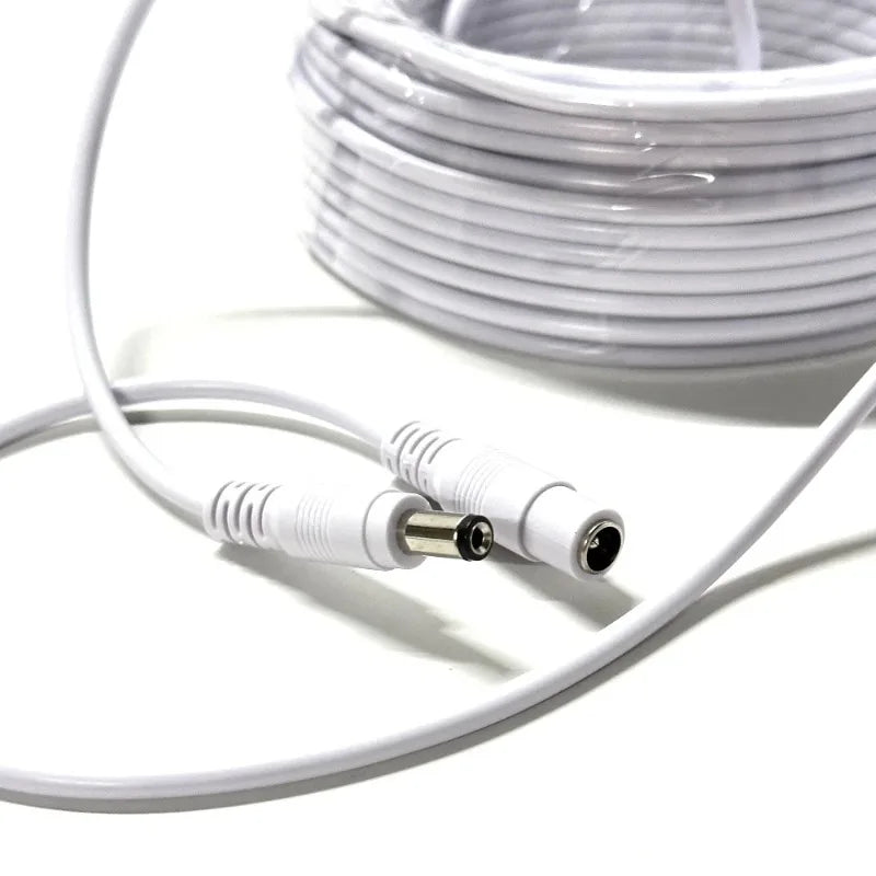 1PCS AHD Network Camera Cable with Power Integrated Cable OD5.0mm All-in-One Ethernet Power Cable Ready-to-Use Qme
