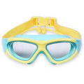 Anti-fog Kids Swim Goggles Large Frame UV Protection Silicone No Qme C
