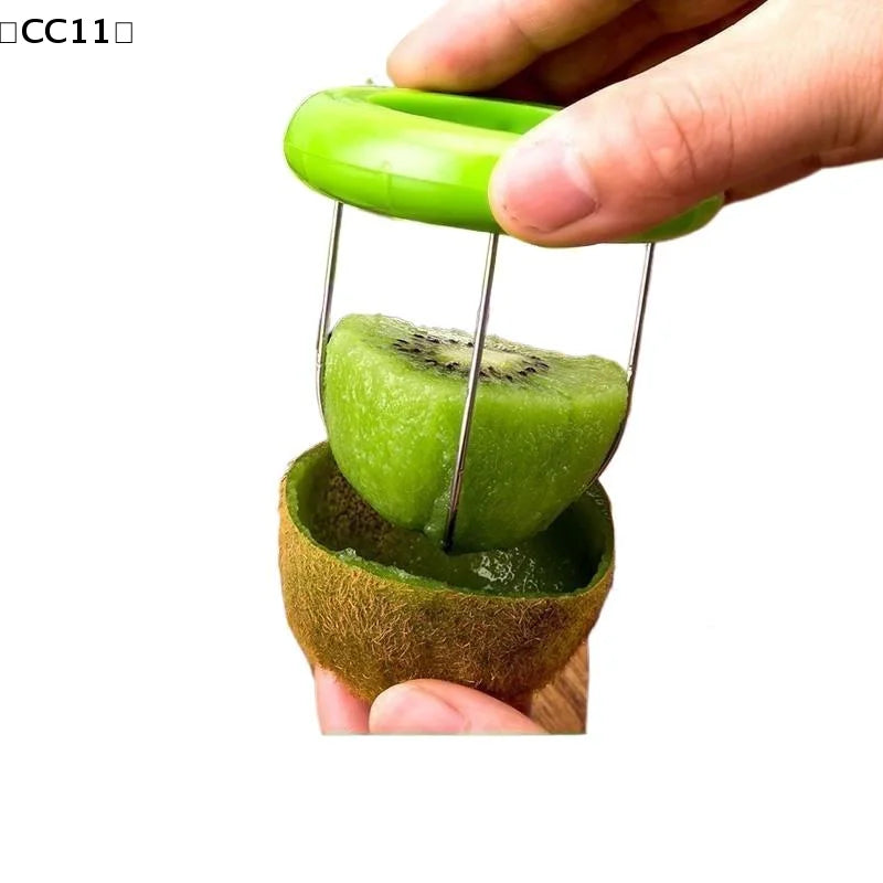 CC11Kiwi Cutter Peeler Slicer Kitchen Detachable Gadgets Stainless Qme