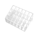 4 Sizes Lipsticks Holder Clear Acrylic Lipgloss Lipstick Organizer Qme B-24 grids