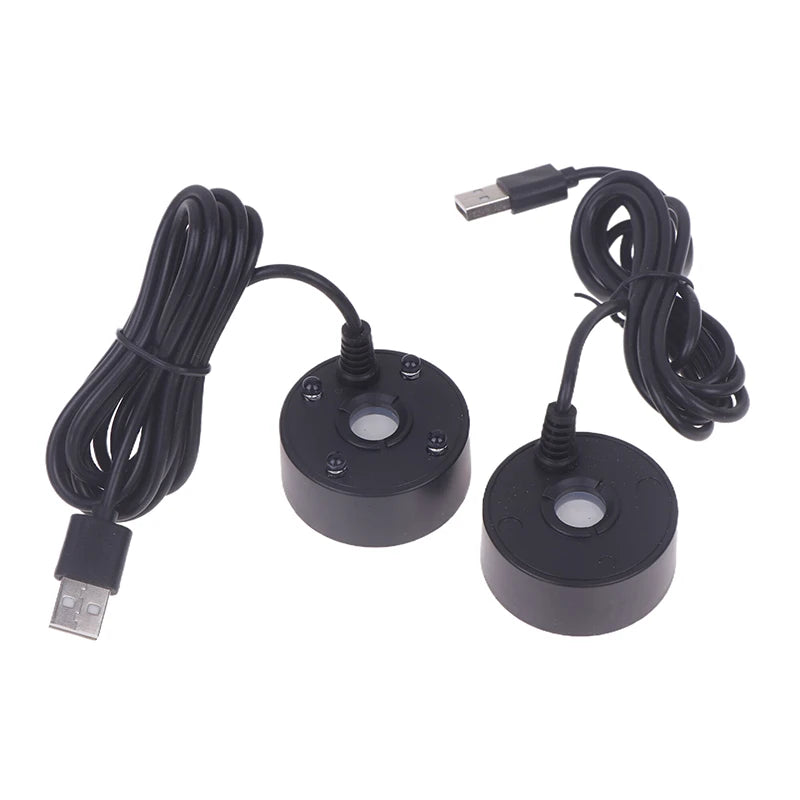 Fish Tank Landscaping Mist Maker Waterproof White Black 5V USB Qme
